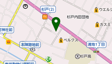 アヴェニューレディースの地図画像