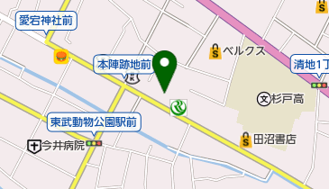 白石際物店の地図画像