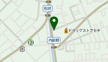 石川美容室の地図画像