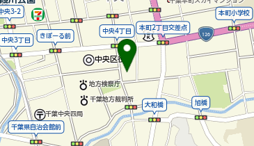 千葉市中央4丁目公民館の地図画像