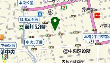 ミックコスメティックプラザ千葉中央の地図画像