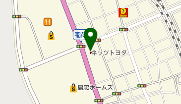 ネッツトヨタ千葉株式会社 稲荷町店の地図画像