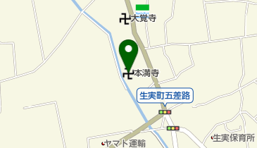 本満寺の地図画像