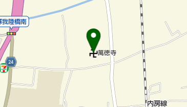 萬徳寺の地図画像