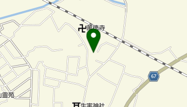 萬徳寺生実布教所の地図画像