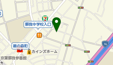 千代本肉店の地図画像
