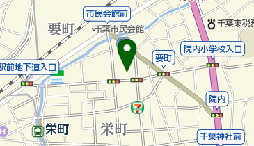 ハナ信用組合千葉支店の地図画像