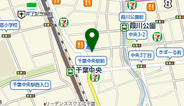 朝日新聞千葉総局の地図画像