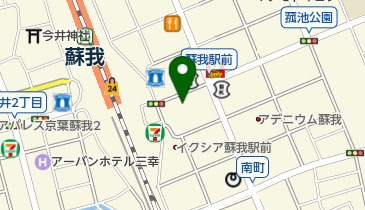 山一ホール 蘇我事業本部の地図画像