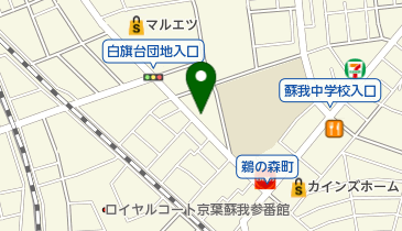 ユミ美容室の地図画像