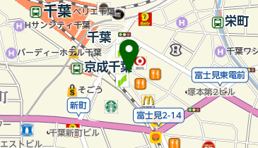 富士雀荘の地図画像