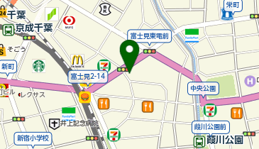 メガネドラッグ千葉店の地図画像