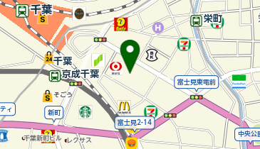 イエローサブマリン千葉ゲームショップの地図画像