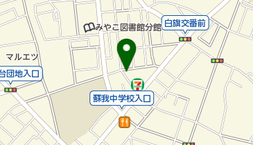 セキ薬局の地図画像
