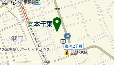 セントラル調剤薬局本千葉店の地図画像