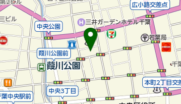千葉中央薬局の地図画像