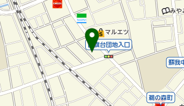 すみれ理容の地図画像