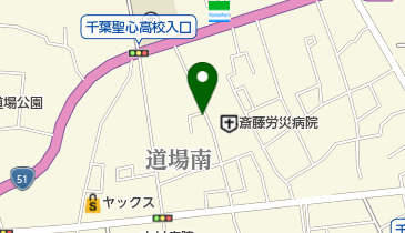 バンビ理容店の地図画像
