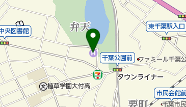 パークサイドホテルの地図画像