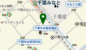 千葉ポートパーク休憩所の地図画像