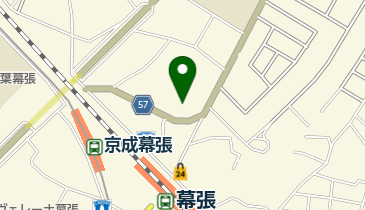 幕張聖書バプテスト教会の地図画像