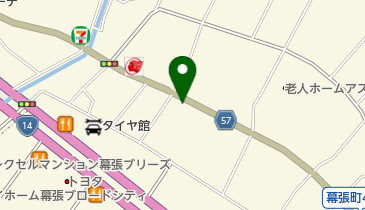 相川酒店の地図画像