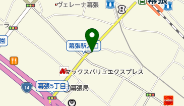 安心堂幕張接骨院の地図画像