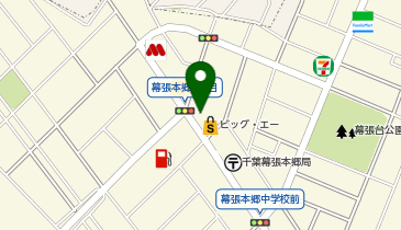 カットオンリークラブ幕張本郷店の地図画像