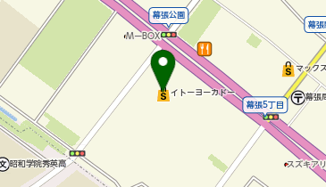 メガネのタニ幕張店の地図画像