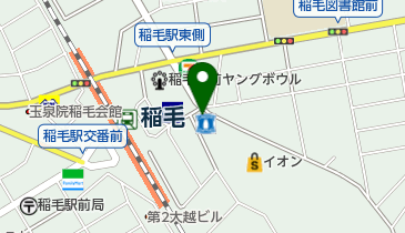 極真カラテ稲毛道場の地図画像