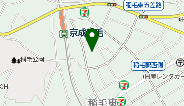 末日聖徒イエス・キリスト教会千葉・稲毛ワードの地図画像