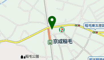 マリー化粧品店の地図画像