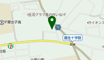 稲毛ボクシングジムの地図画像