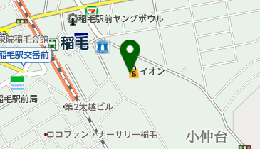 新鮮畑 イオン稲毛店の地図画像