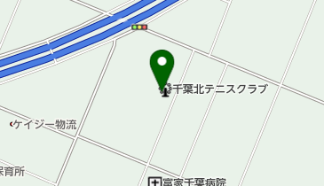 千葉北フットサルの地図画像