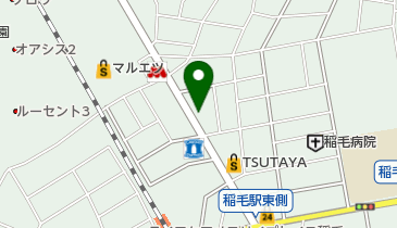 StudioM&rsquo;s 稲毛店の地図画像