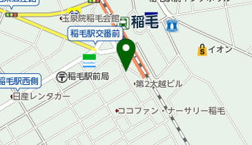 さがら美容室リブ店の地図画像