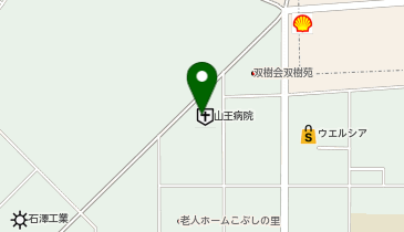 山王病院の地図画像