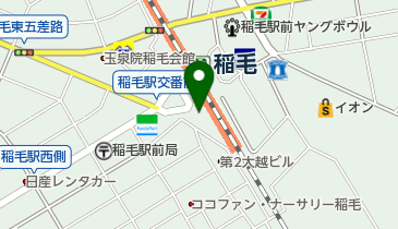 有限会社第一薬局 稲毛店の地図画像