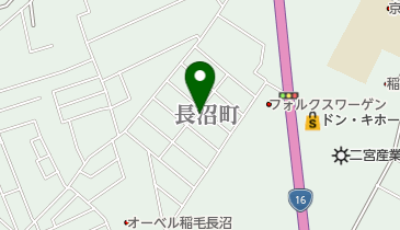 餃子飯店の地図画像