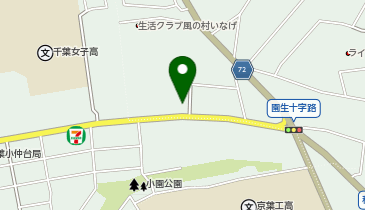 ピザハット稲毛店の地図画像