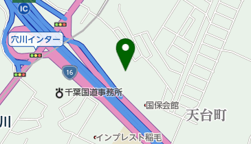 千葉県障害者スポーツ協会の地図画像