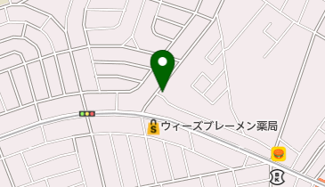 生田美容室の地図画像