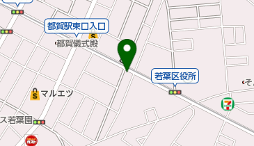 美容室スポットの地図画像