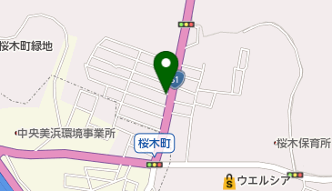 秋山美容室の地図画像
