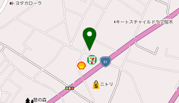 安村給食の地図画像