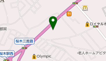 桜木マル薬局の地図画像