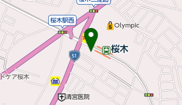 ヘアーサロンビック8の地図画像