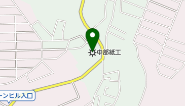 中部紙工株式会社の地図画像