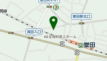 美容室YOUの店の地図画像